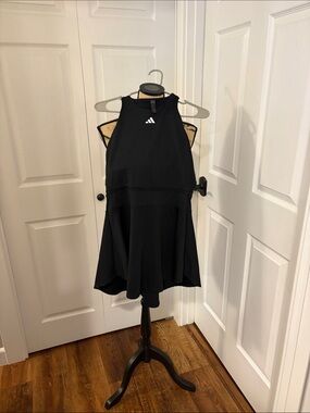 adidas Black Racerback Tennis Dress.